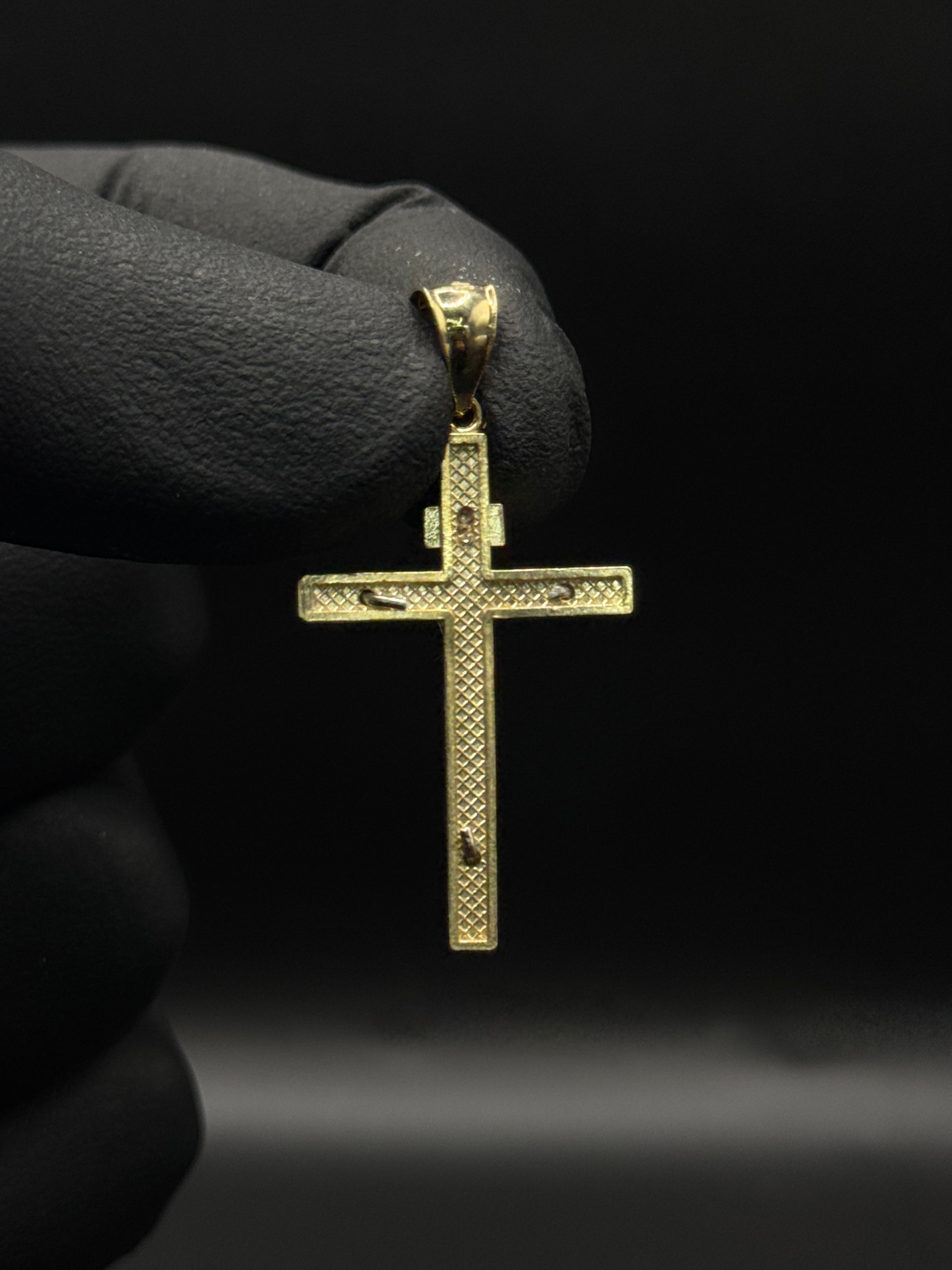 2 Tone Christ Cross Pendant image 1