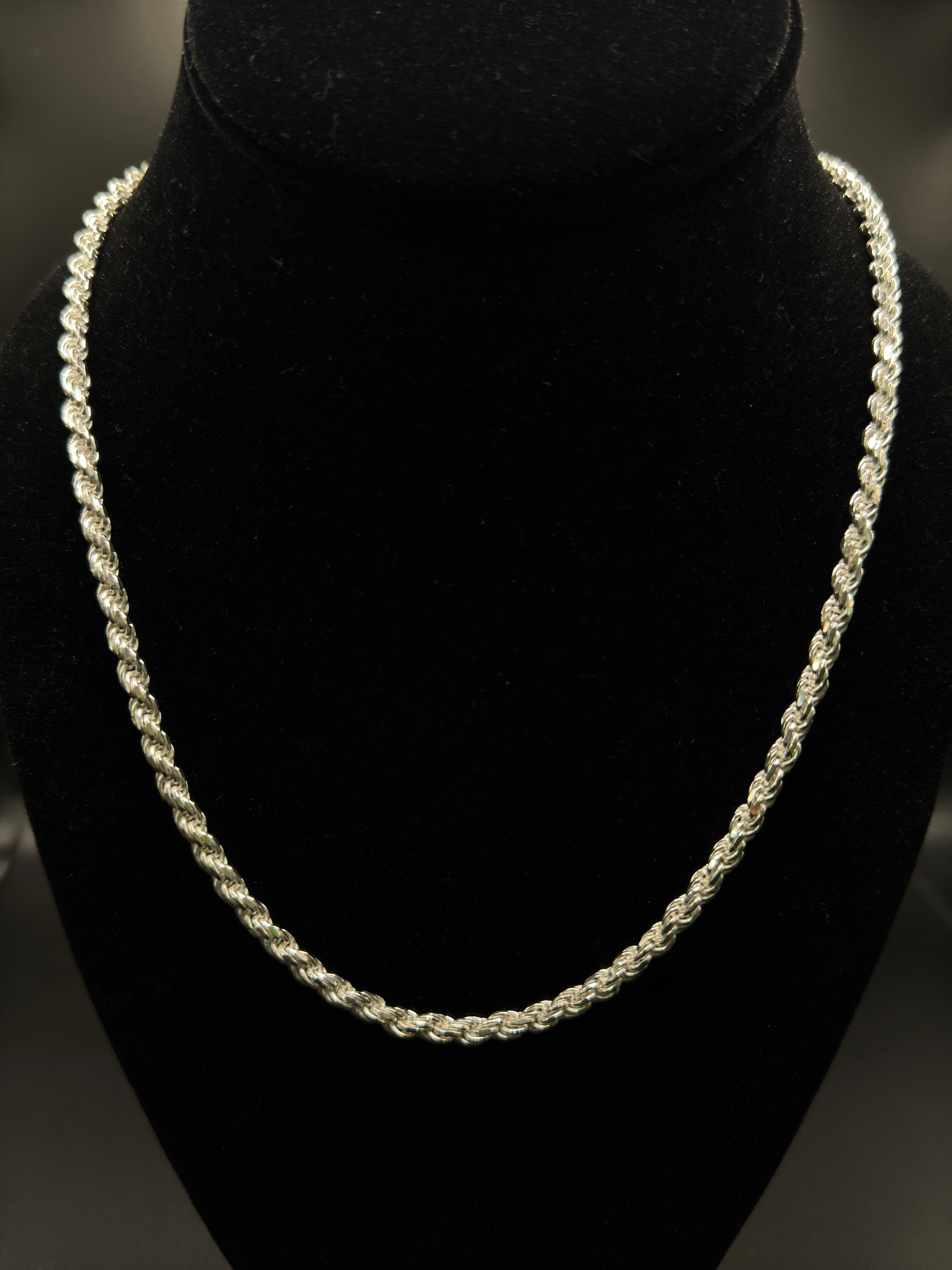 Silver Rope Chain (4.0mm) image 0
