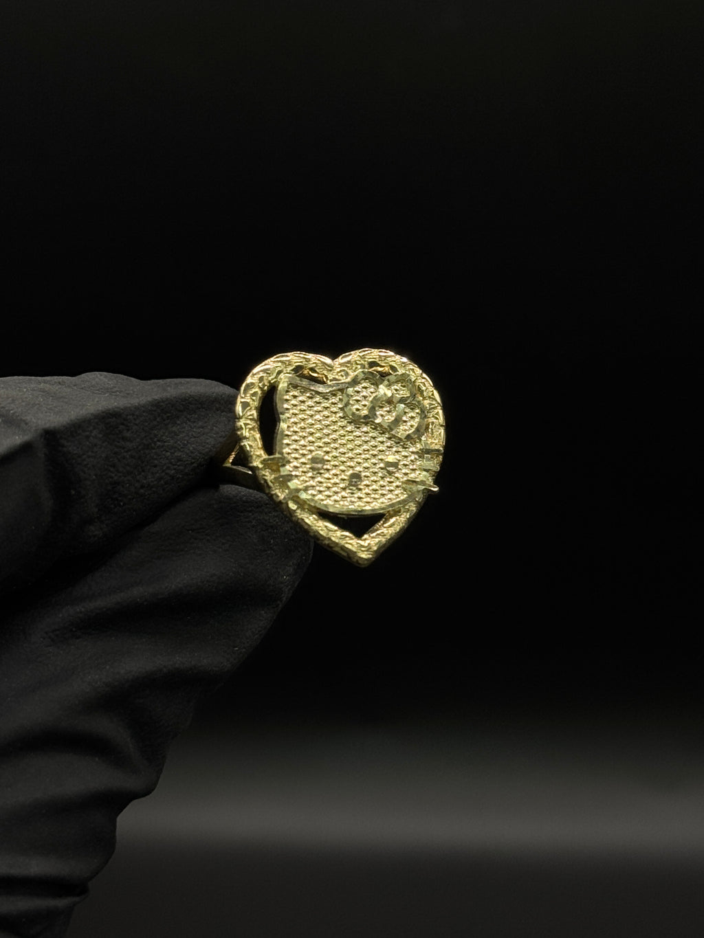 Womens Heart Hello Kitty Ring image 0