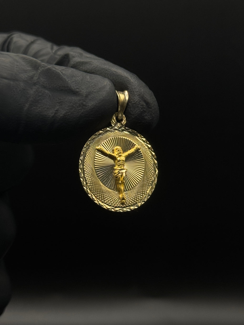 3 Tone Virgen de Guadalupe/Christ Pendant image 1