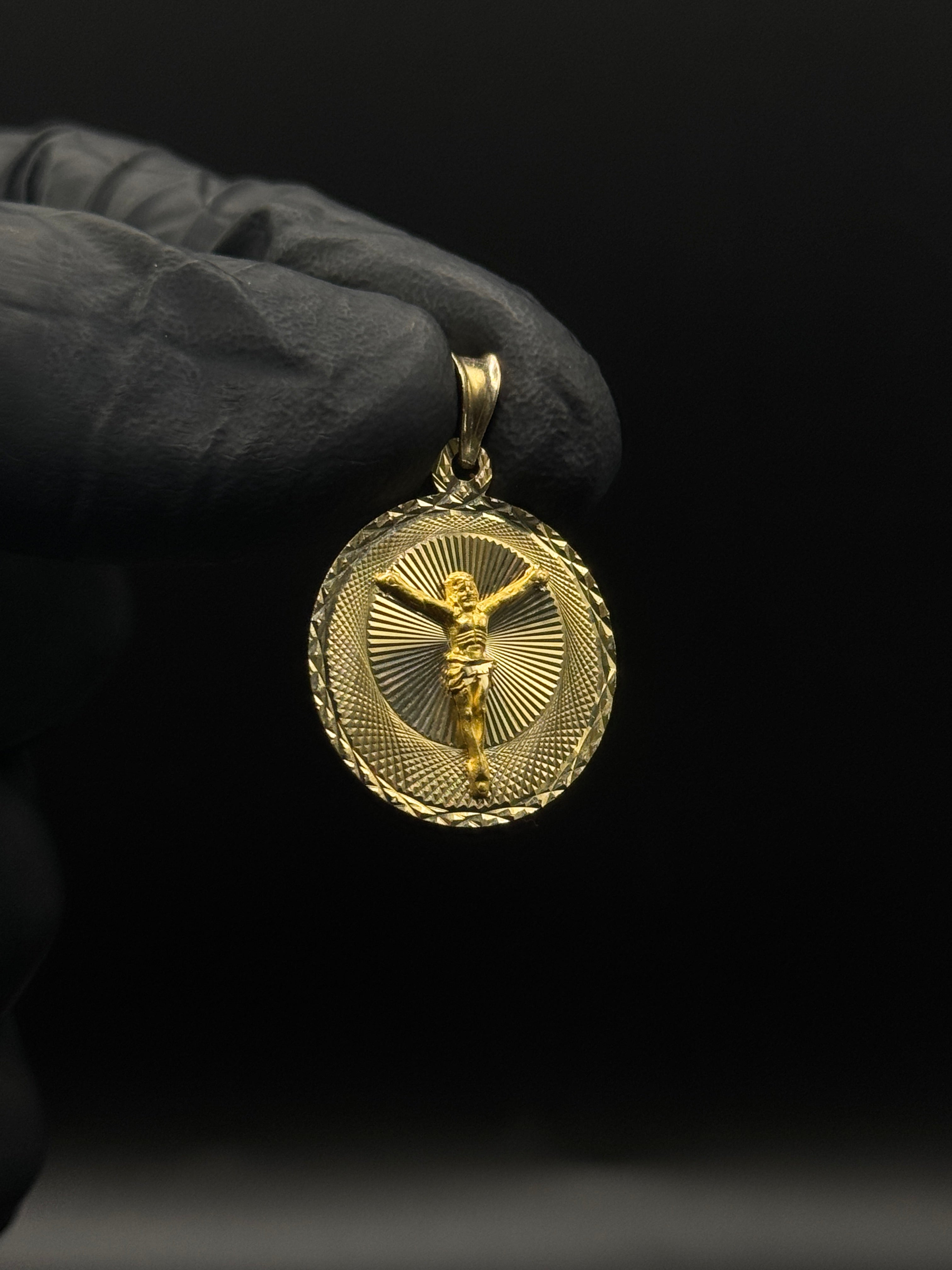 3 Tone Virgen de Guadalupe/Christ Pendant image 1