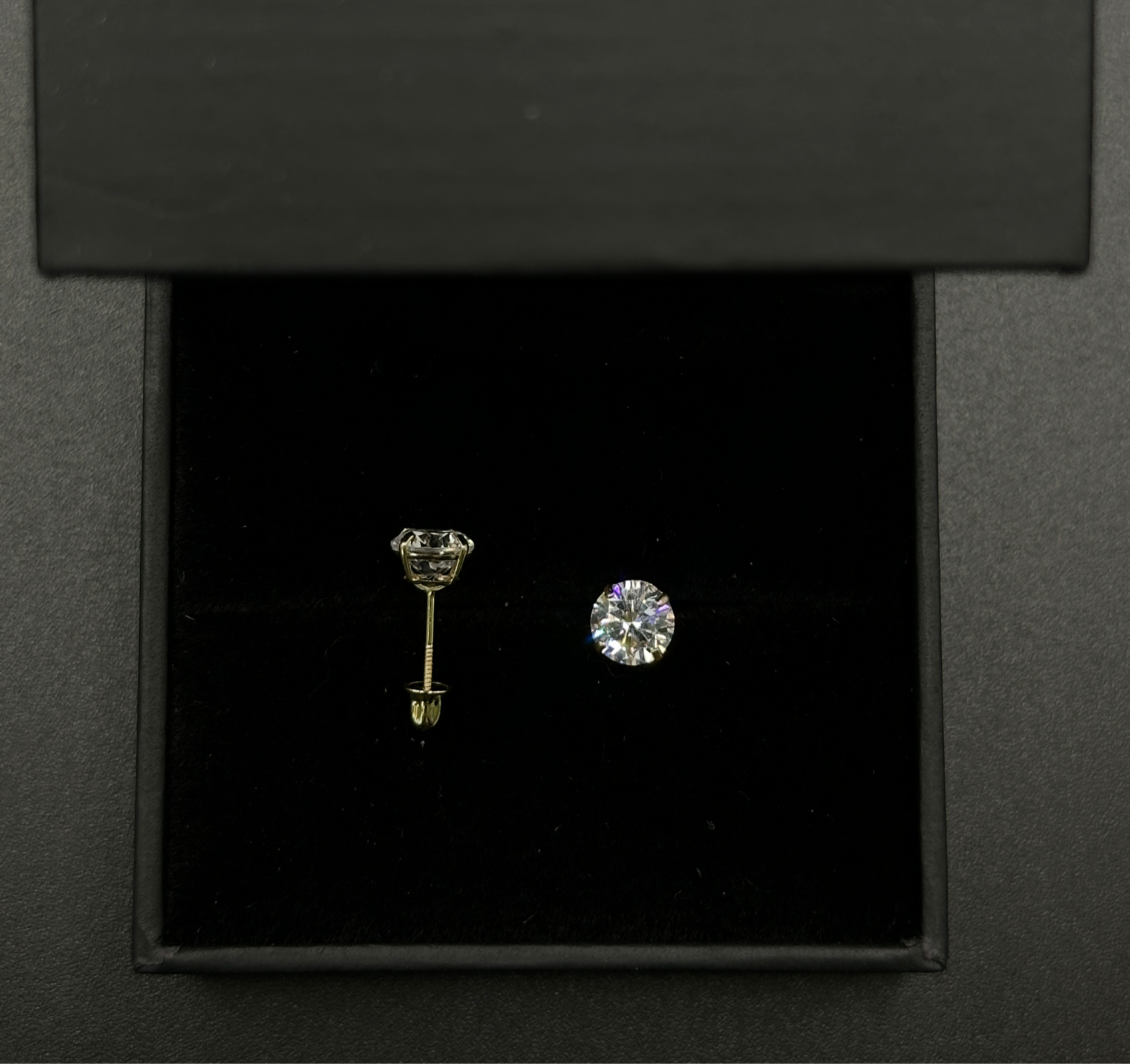 Round Stone Studs (Medium) image 1