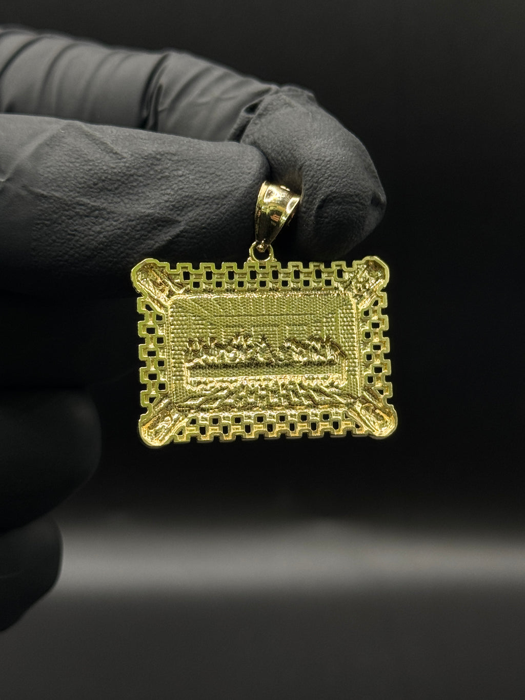 Square Last Supper Pendant image 1