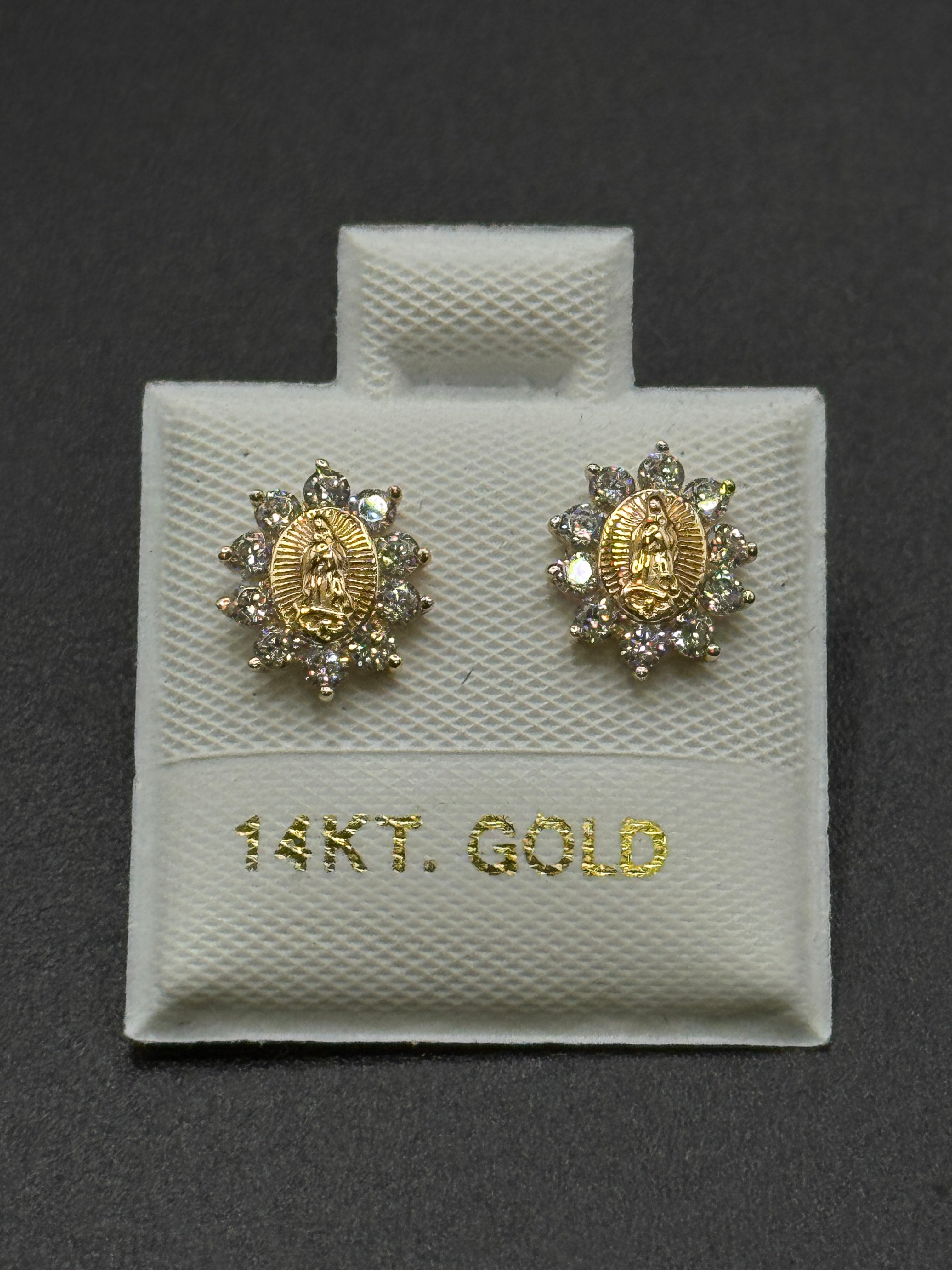 Virgen de Guadalupe Earrings (E25) image 0