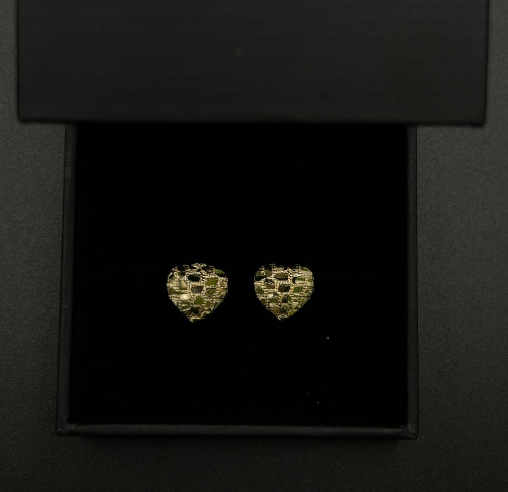 Heart Nugget Earrings (Small) image 0