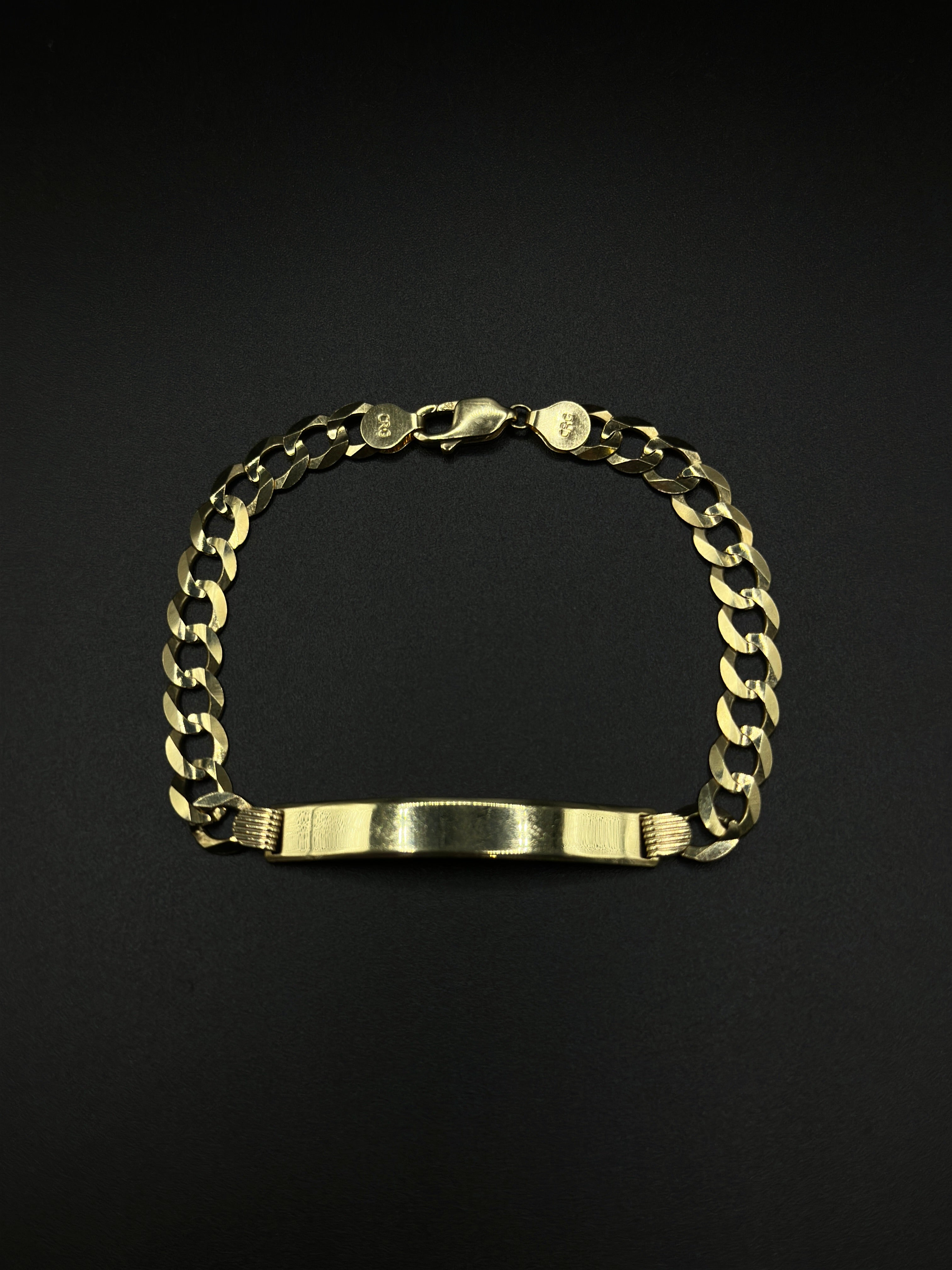 Flat Curbed Cuban Bracelet(7mm) image 1