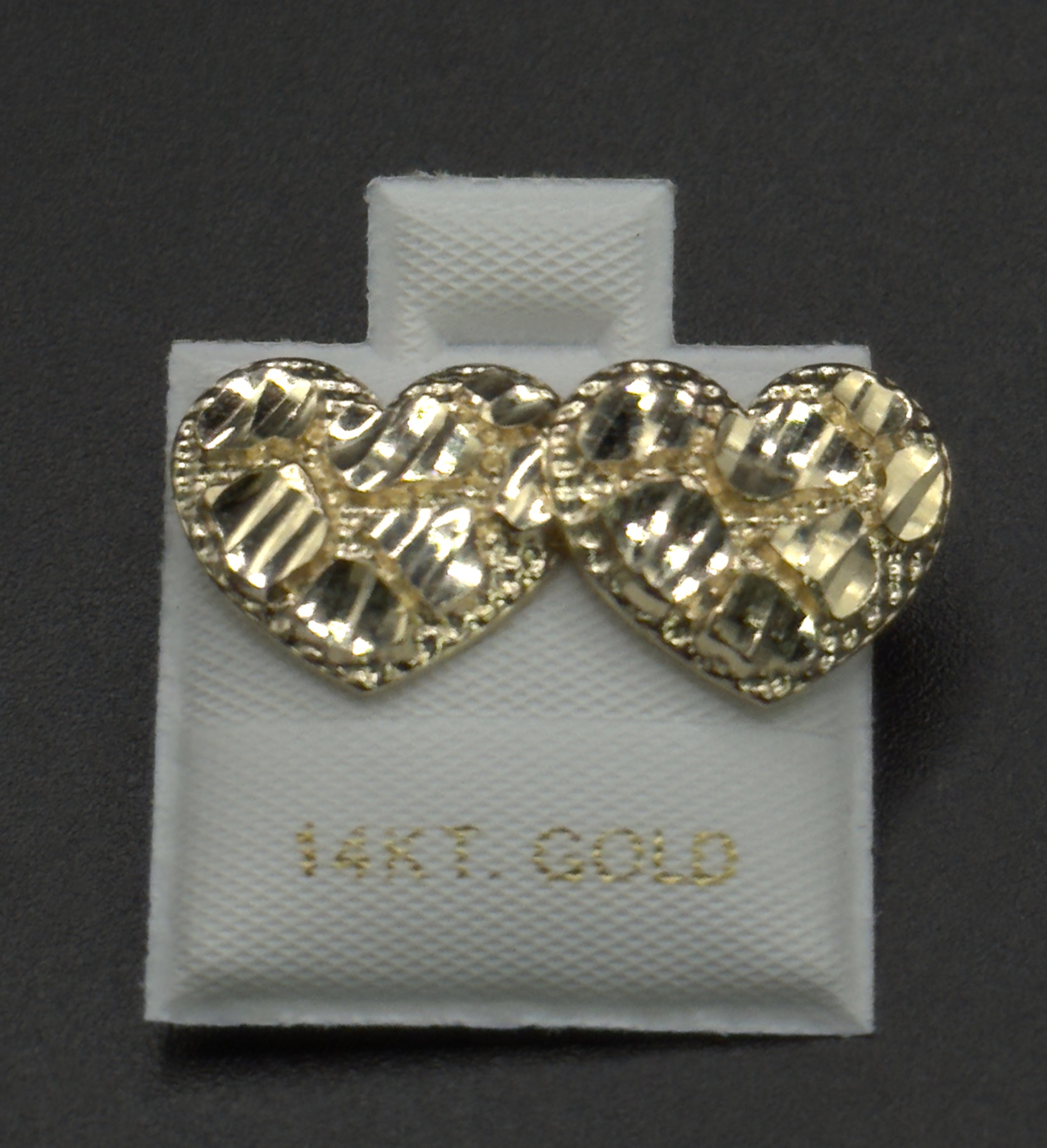 Heart Nugget Earrings image 0
