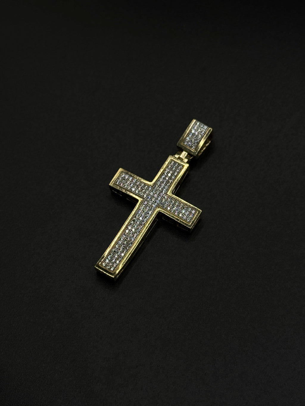 Mens Cross Pendant (CZ) image 0