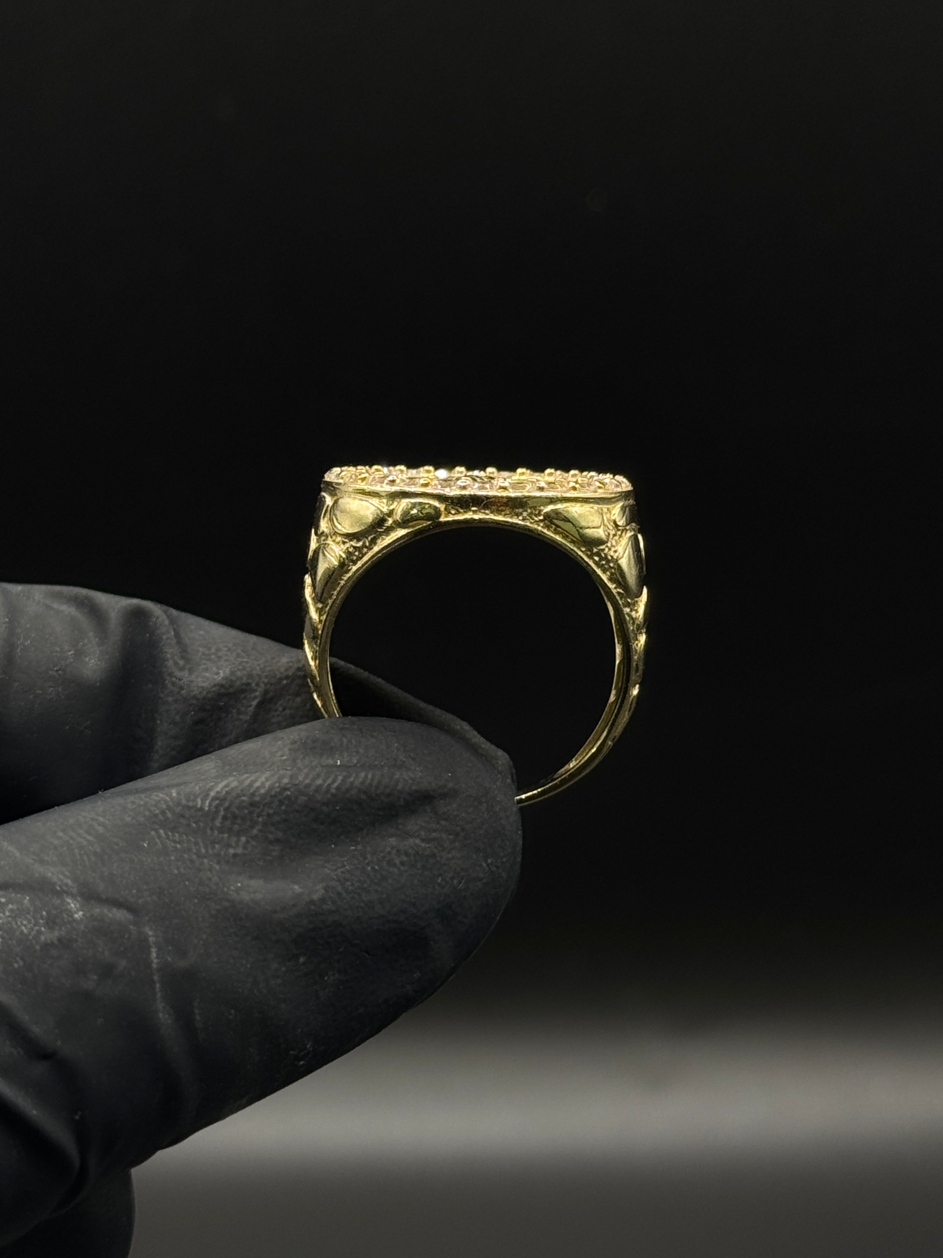 Mens Nugget Centenario Ring image 1
