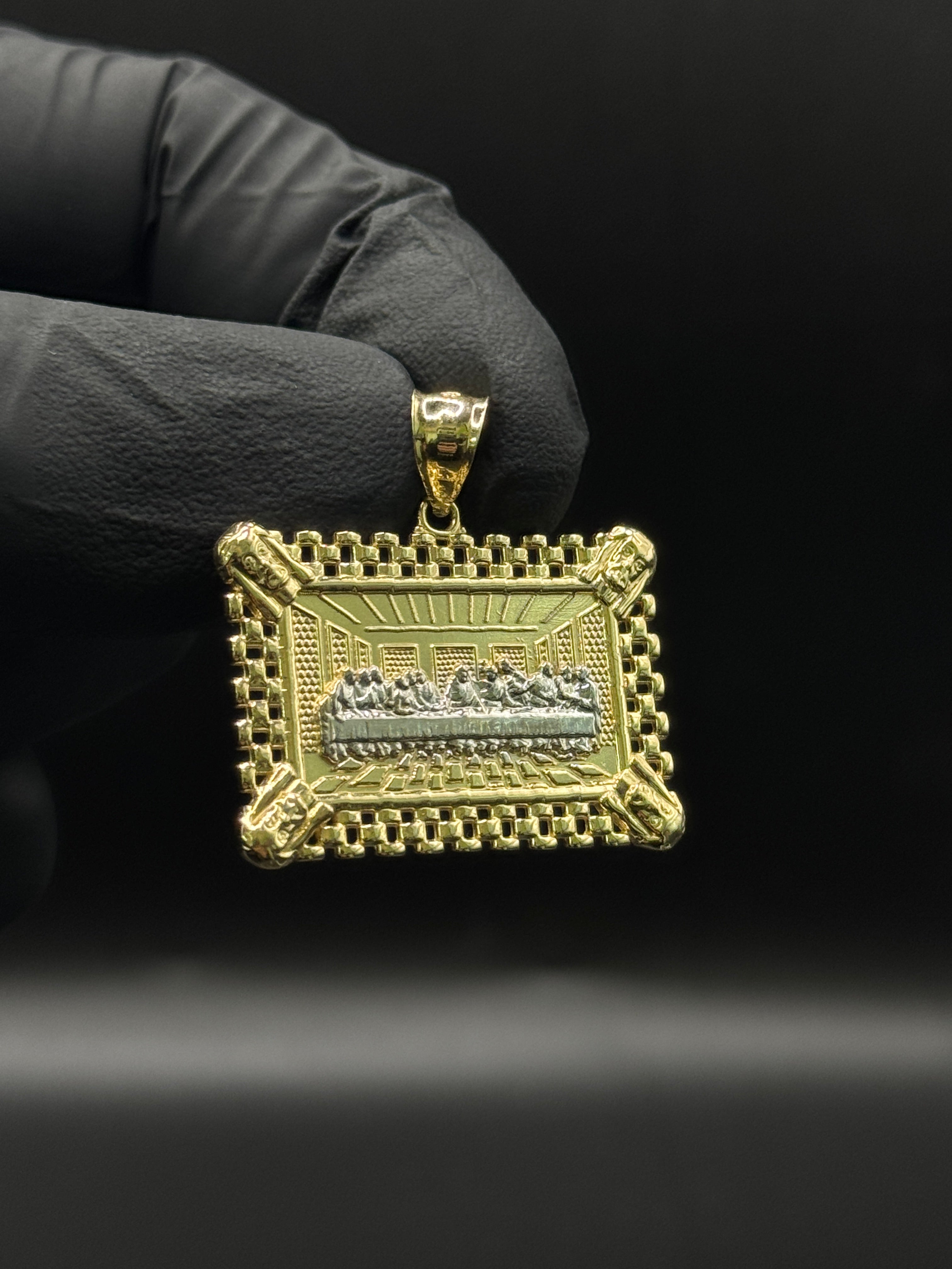 Square Last Supper Pendant image 0
