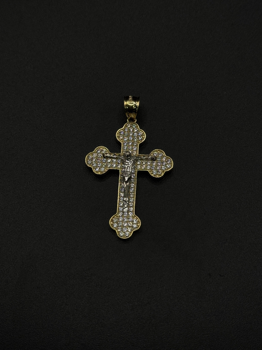 Mens Cross Pendant (CZ) image 1