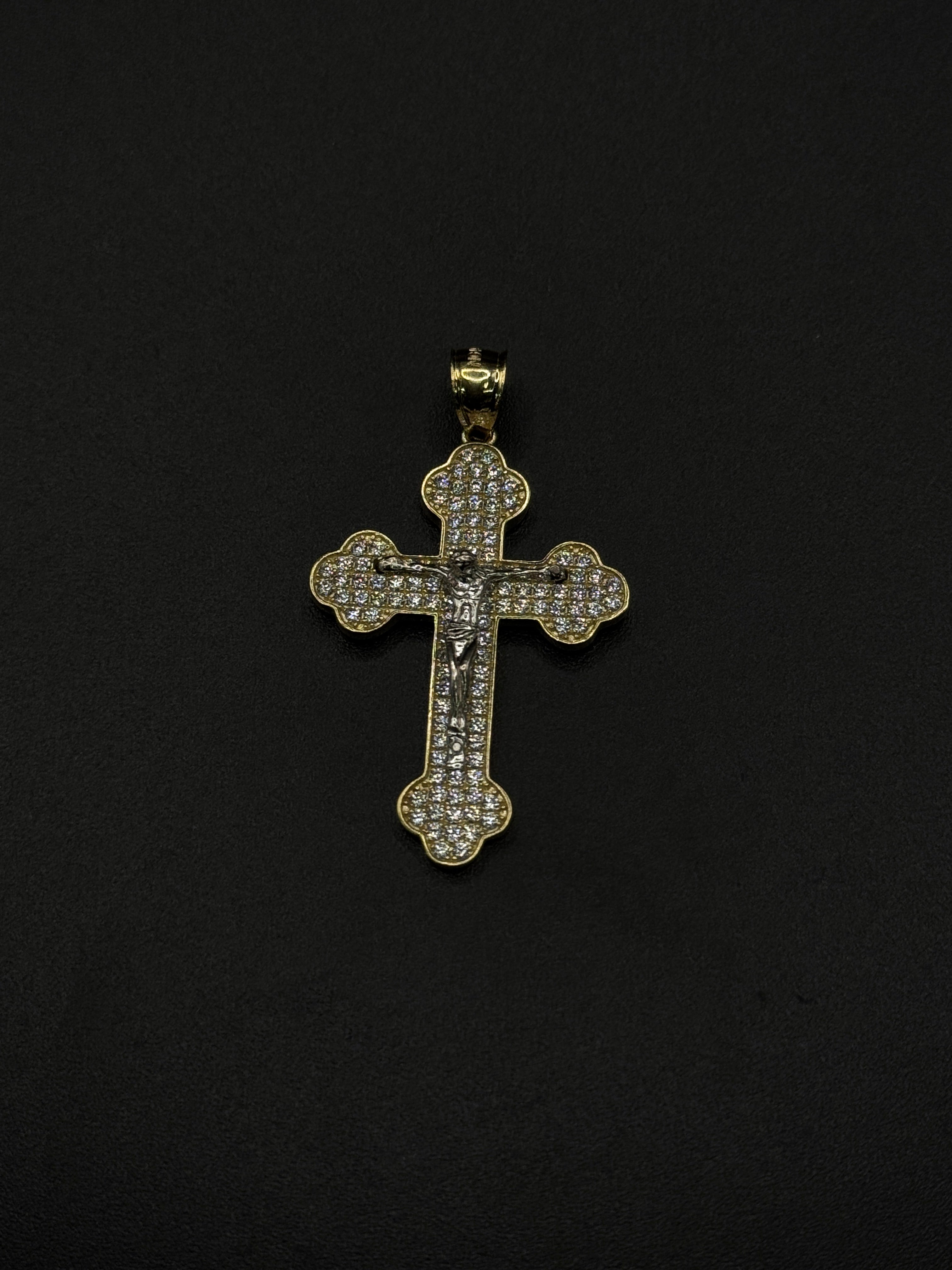 Mens Cross Pendant (CZ) image 1