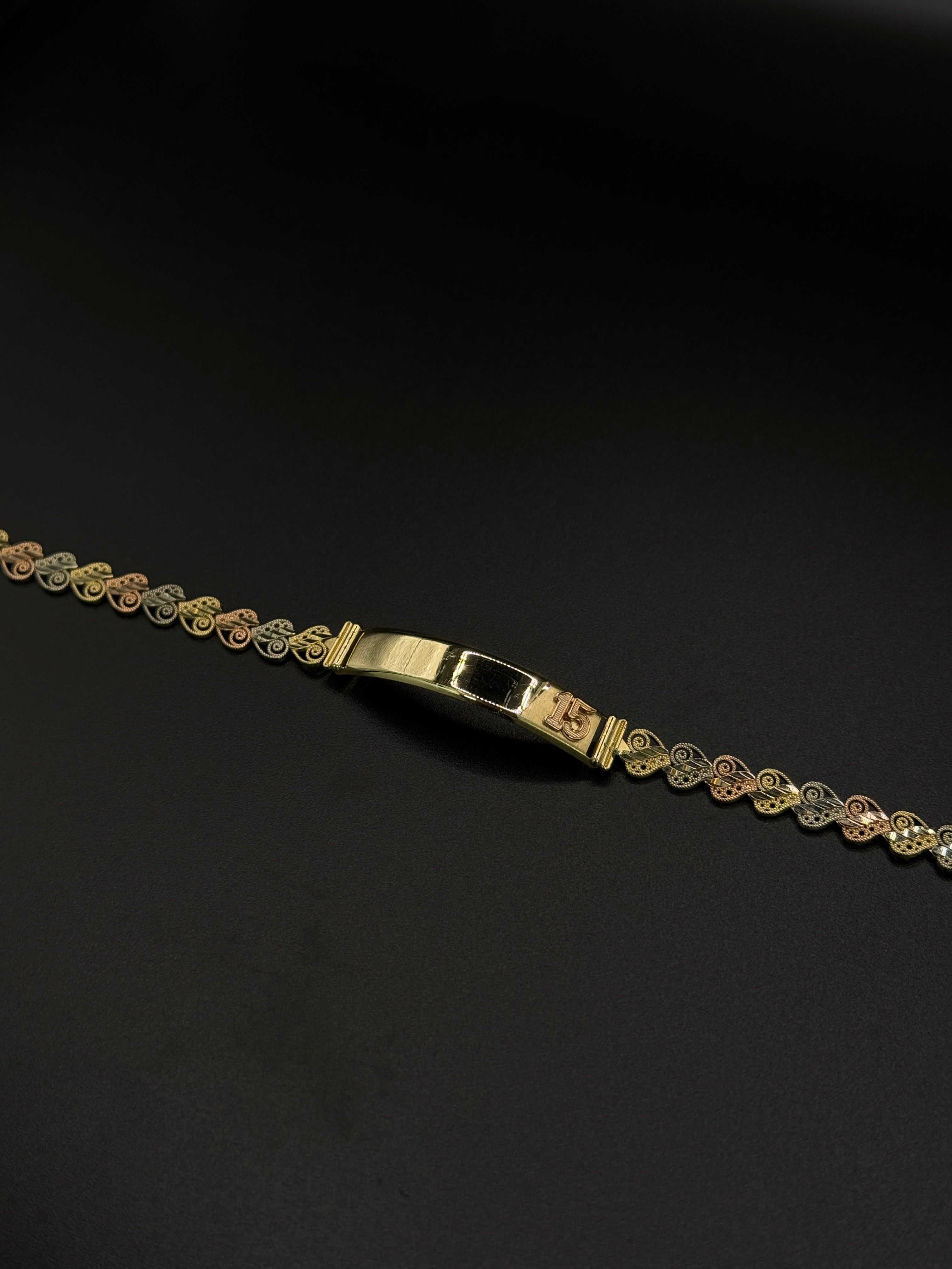 Women's 3 Tone Quinceañera Bracelet image 0