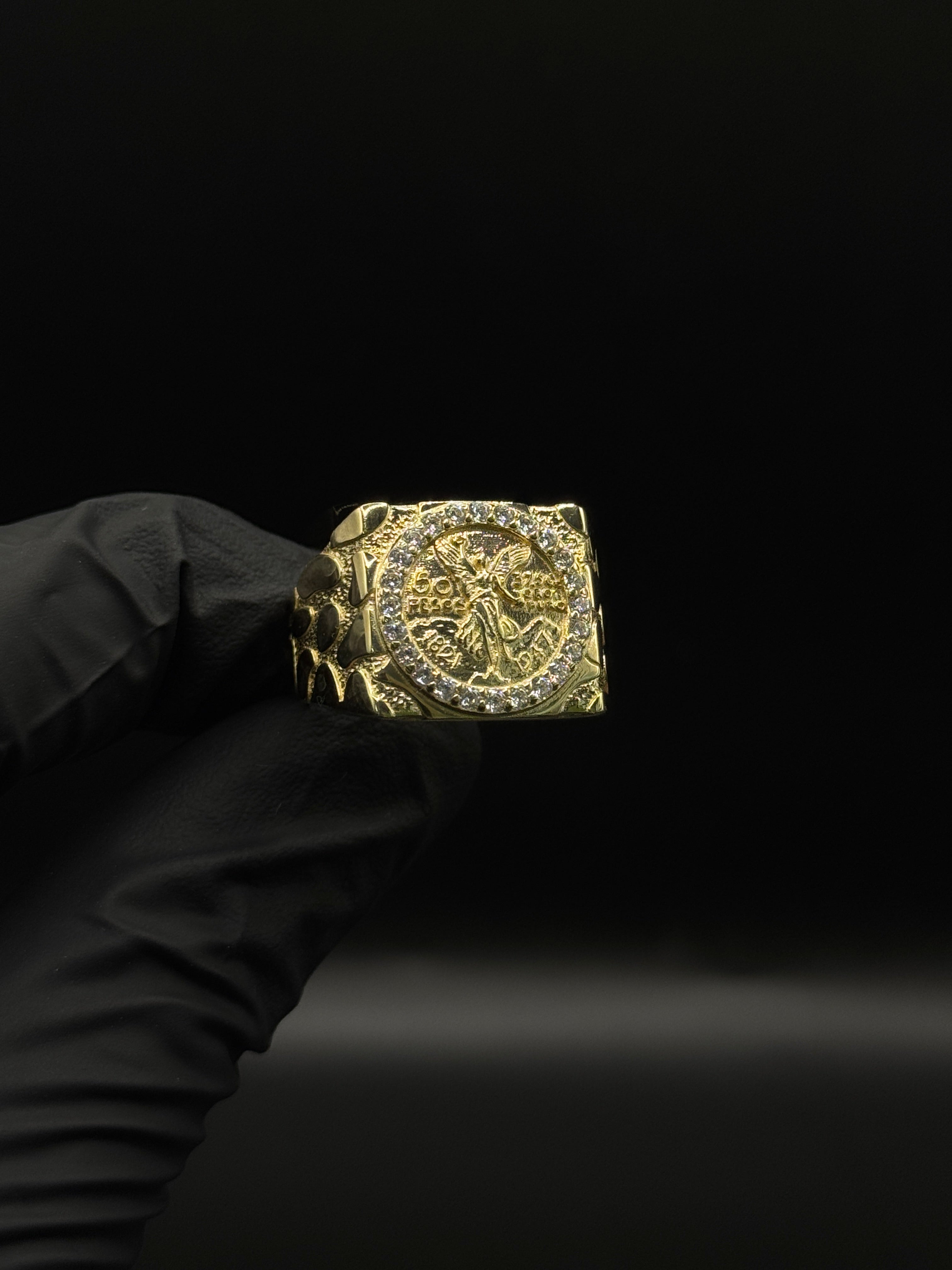 Mens Nugget Centenario Ring image 0