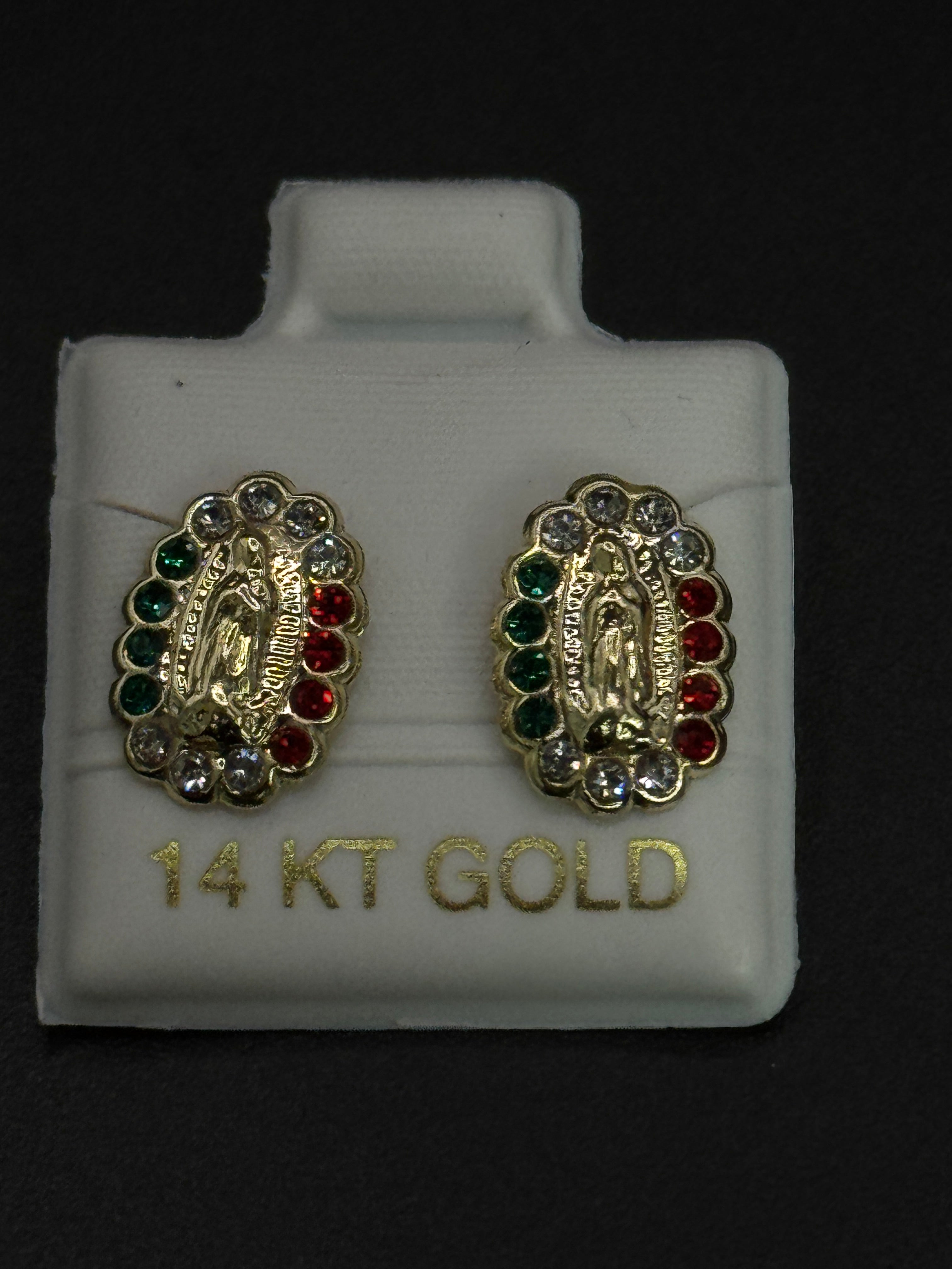 Virgen de Guadalupe Earrings (E6) image 0