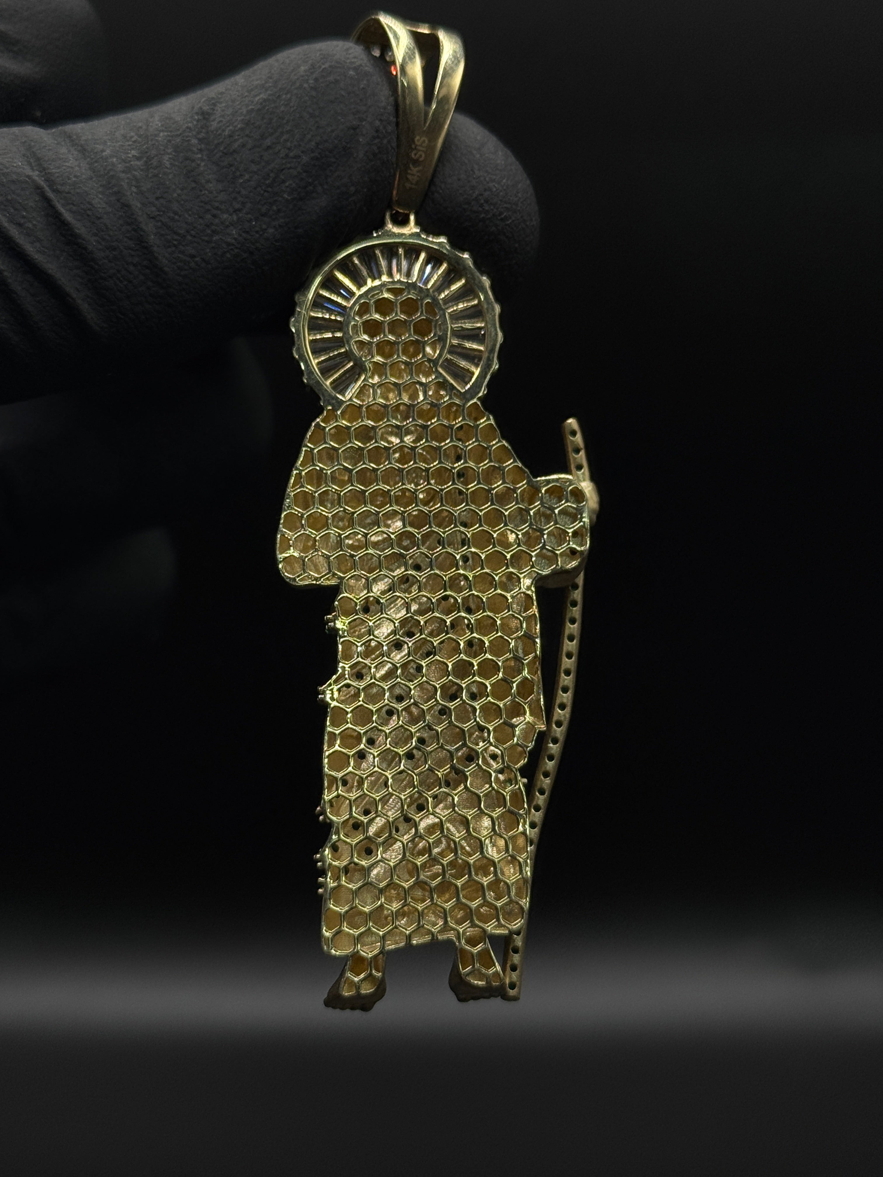 San Judas Pendant (Matte Gold) image 1