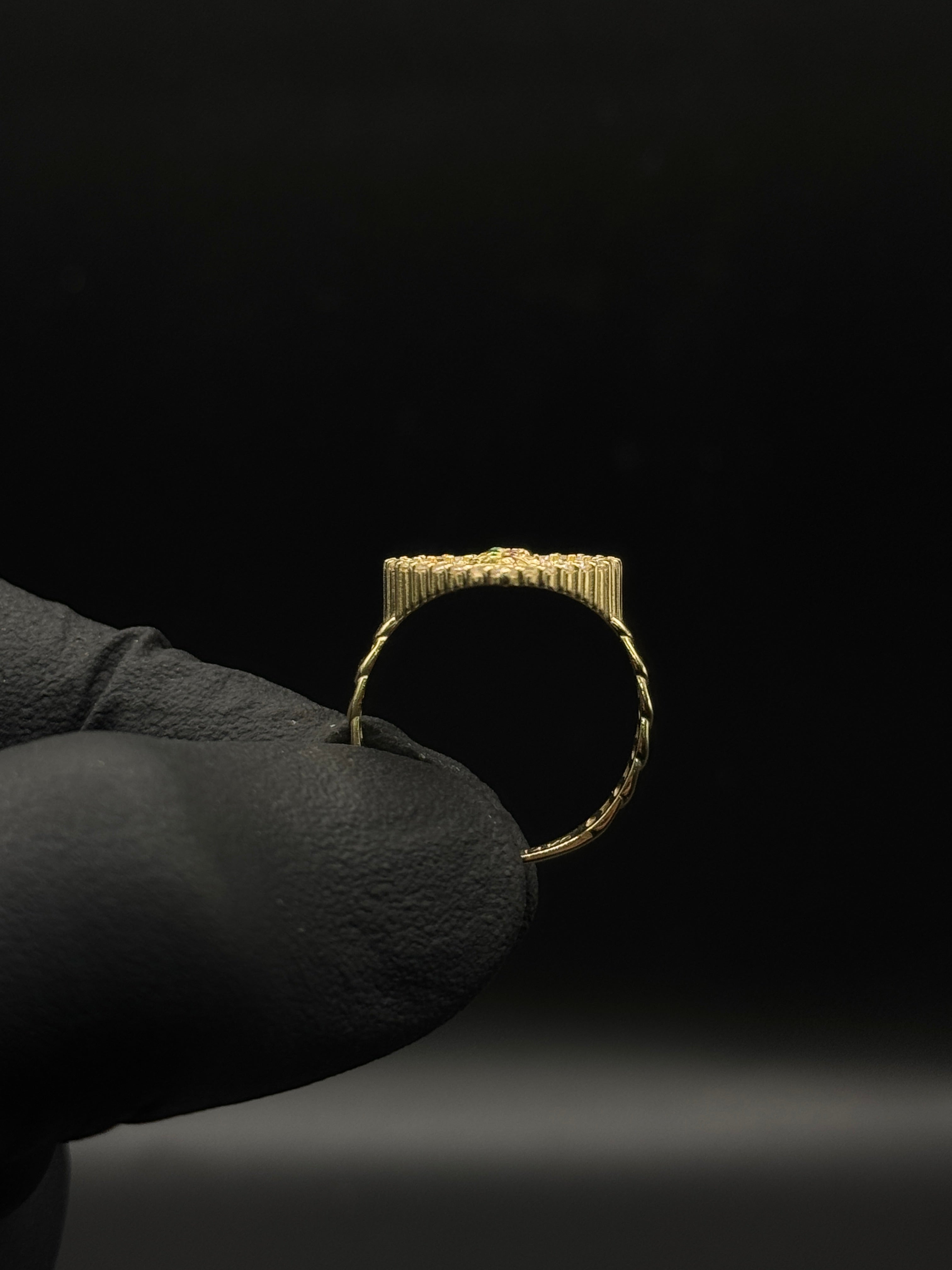 Heart Virgen de Guadalupe Ring image 1