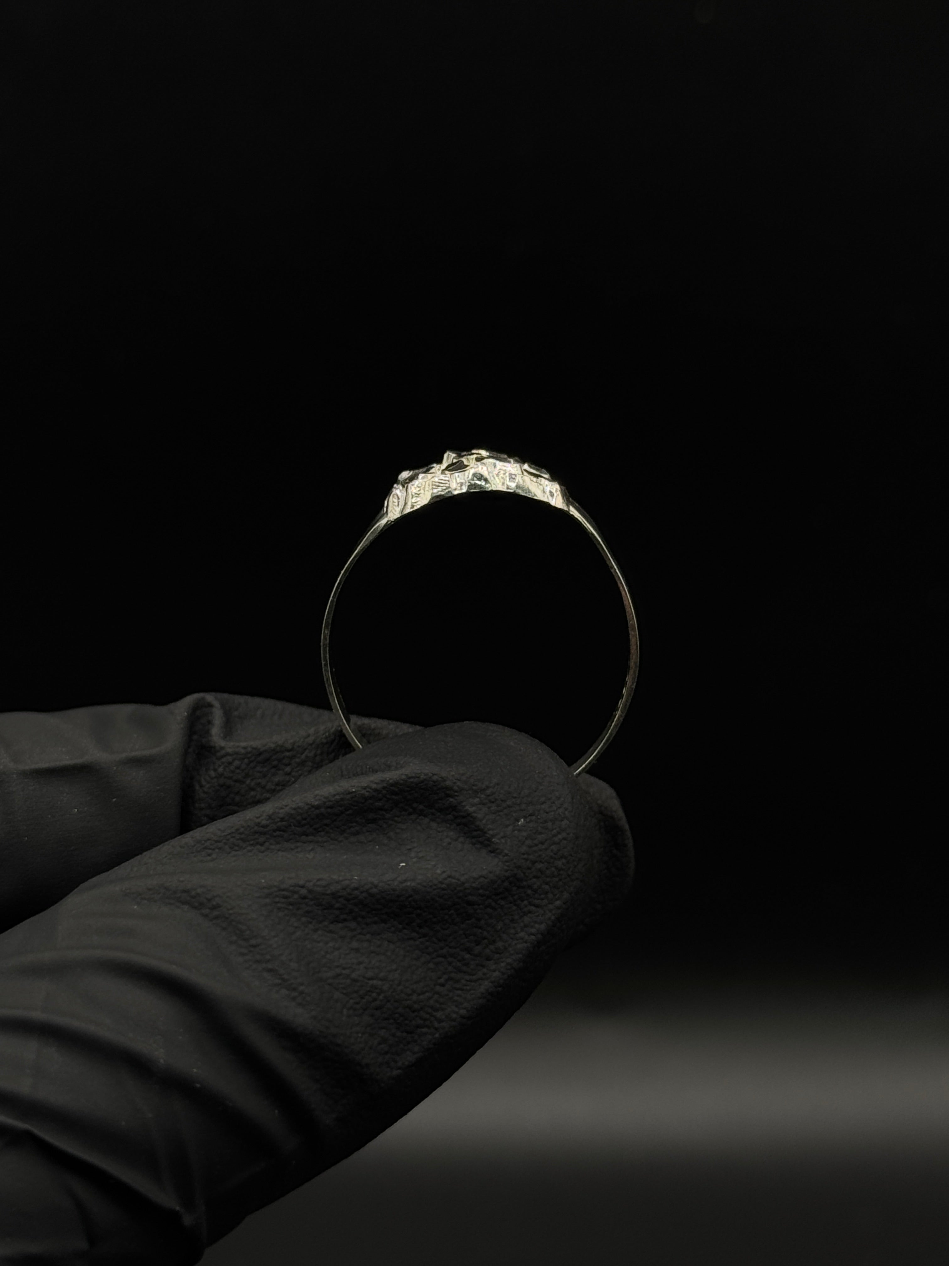 Silver Nugget Ring image 1