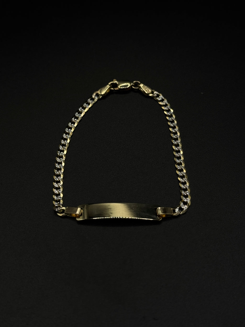 Baby Bracelet (Cuban Diamond Cut Link) image 1