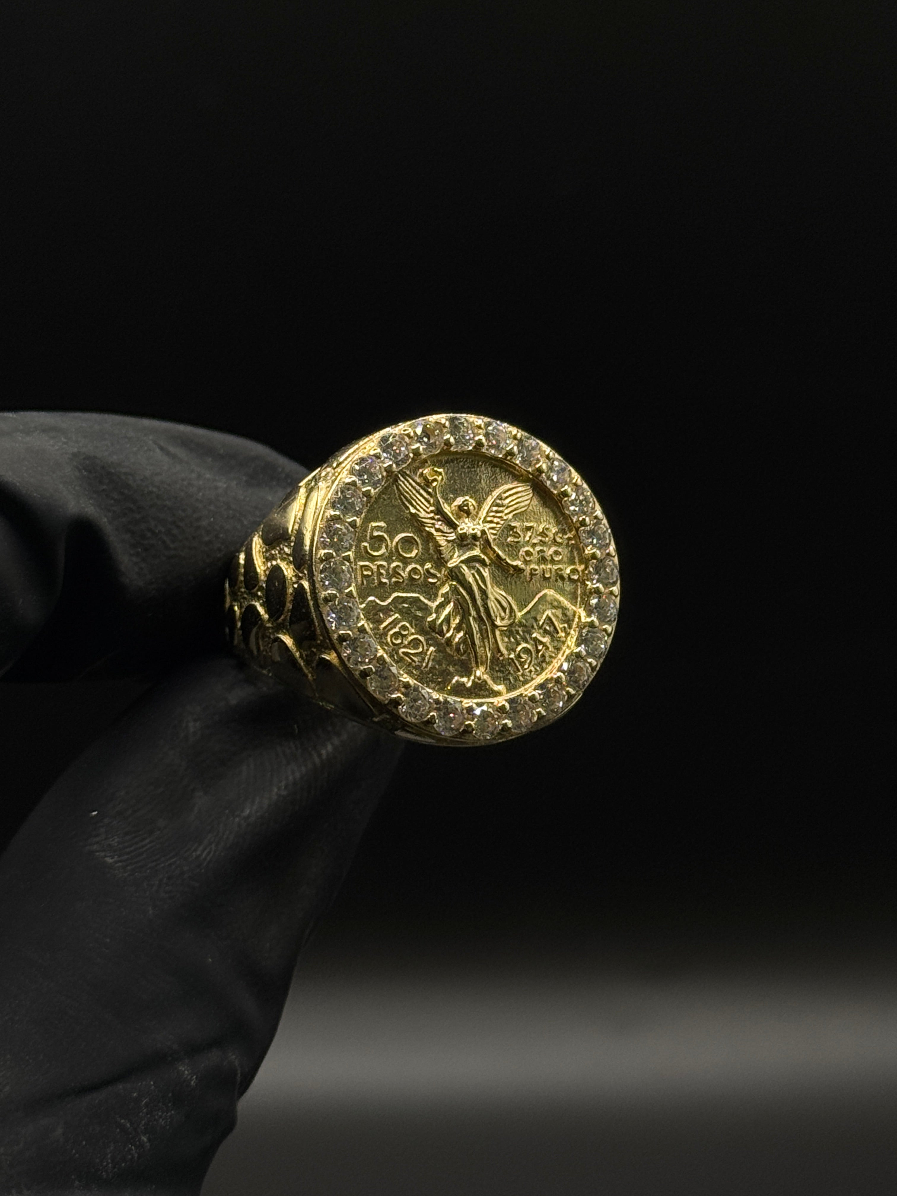 Mens Nugget Centenario Ring image 0
