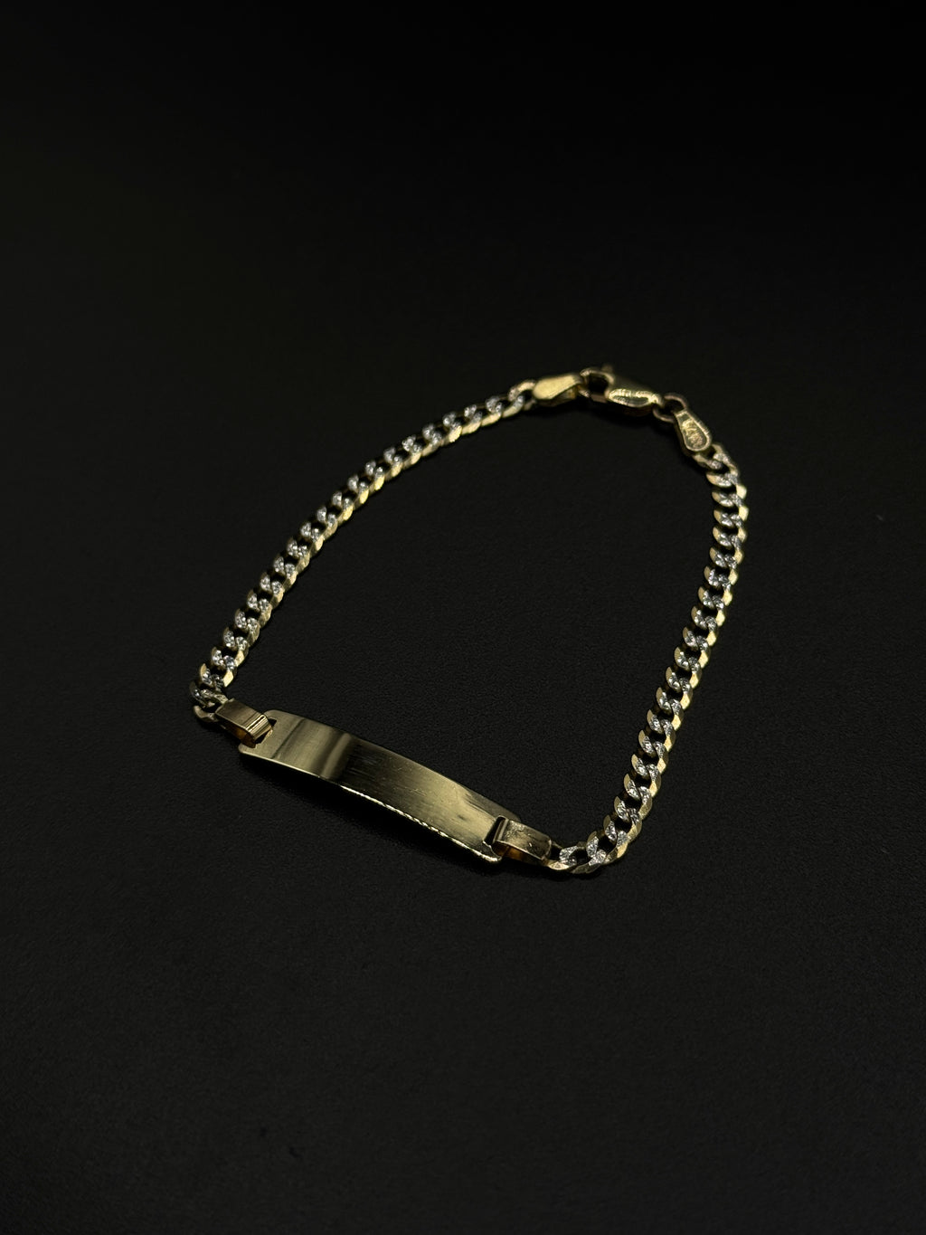 Baby Bracelet (Cuban Diamond Cut Link) image 0