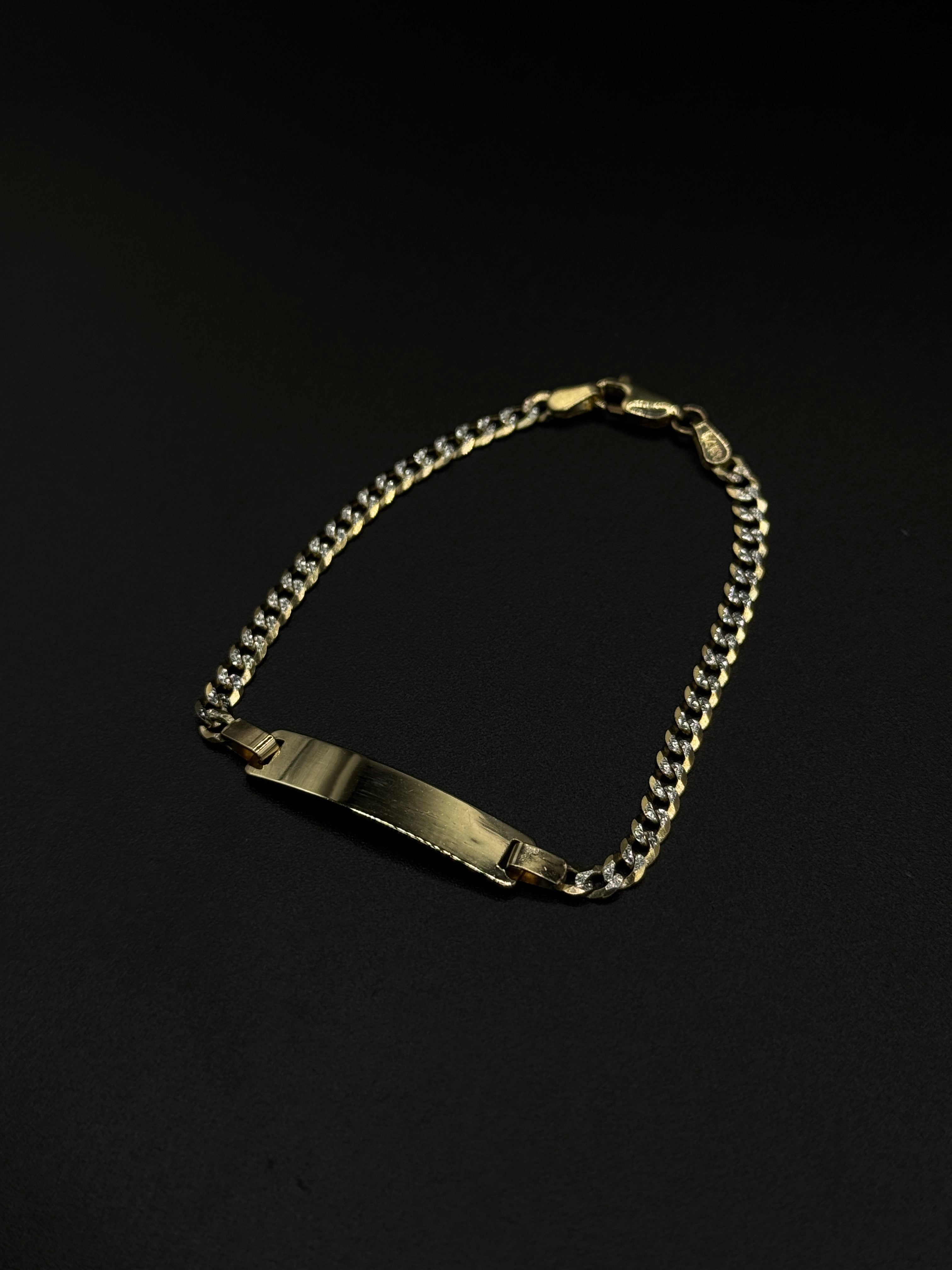 Baby Bracelet (Cuban Diamond Cut Link) image 0