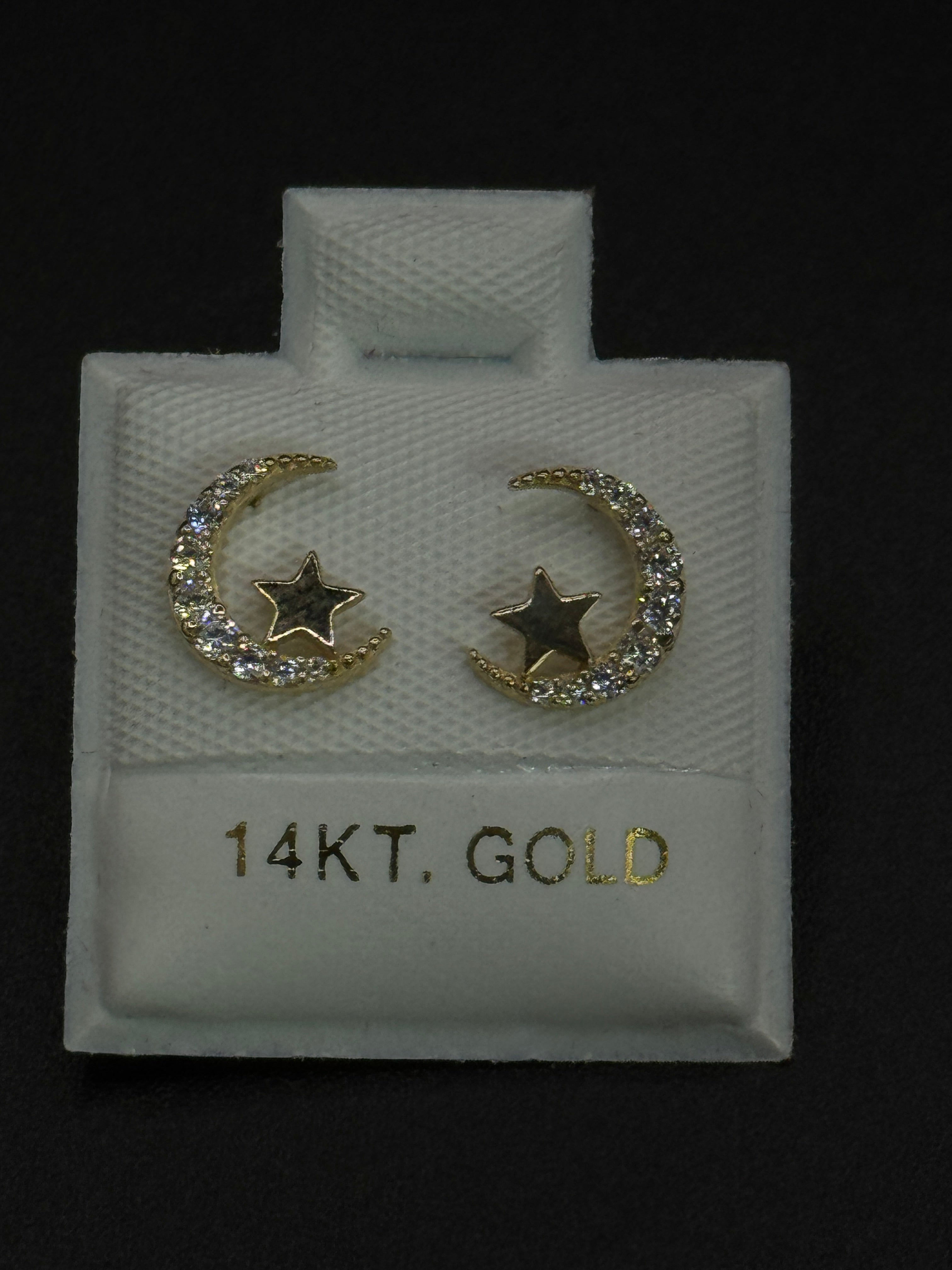 Moon & Star Earrings (E20) image 0