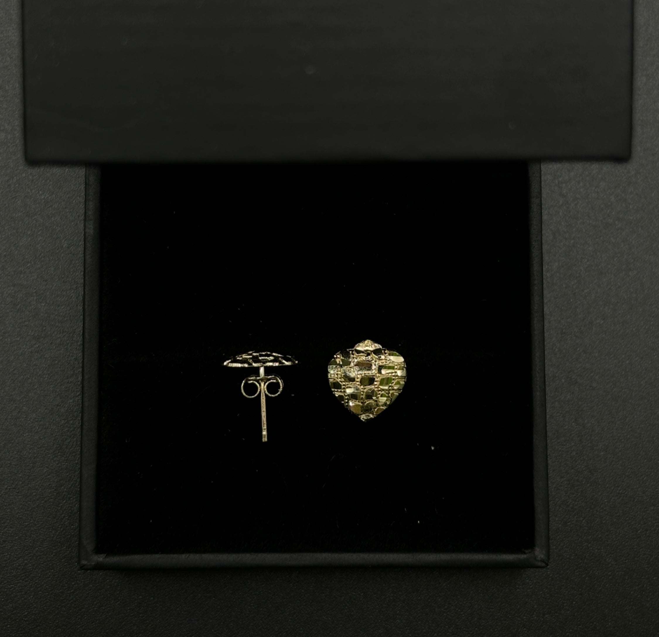 Heart Nugget Earrings (Small) image 1