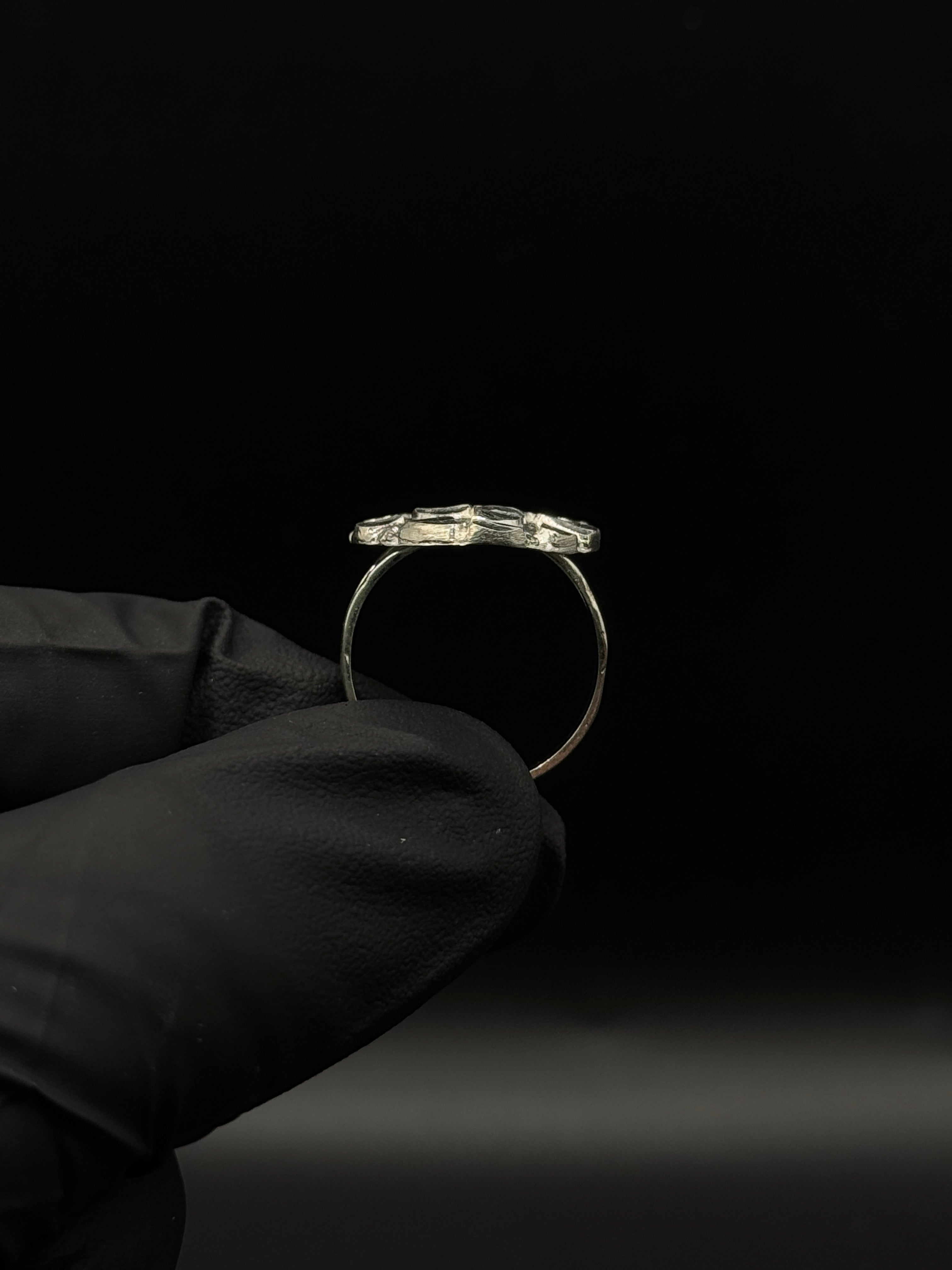 Silver Heart Nugget Ring (Large) image 1