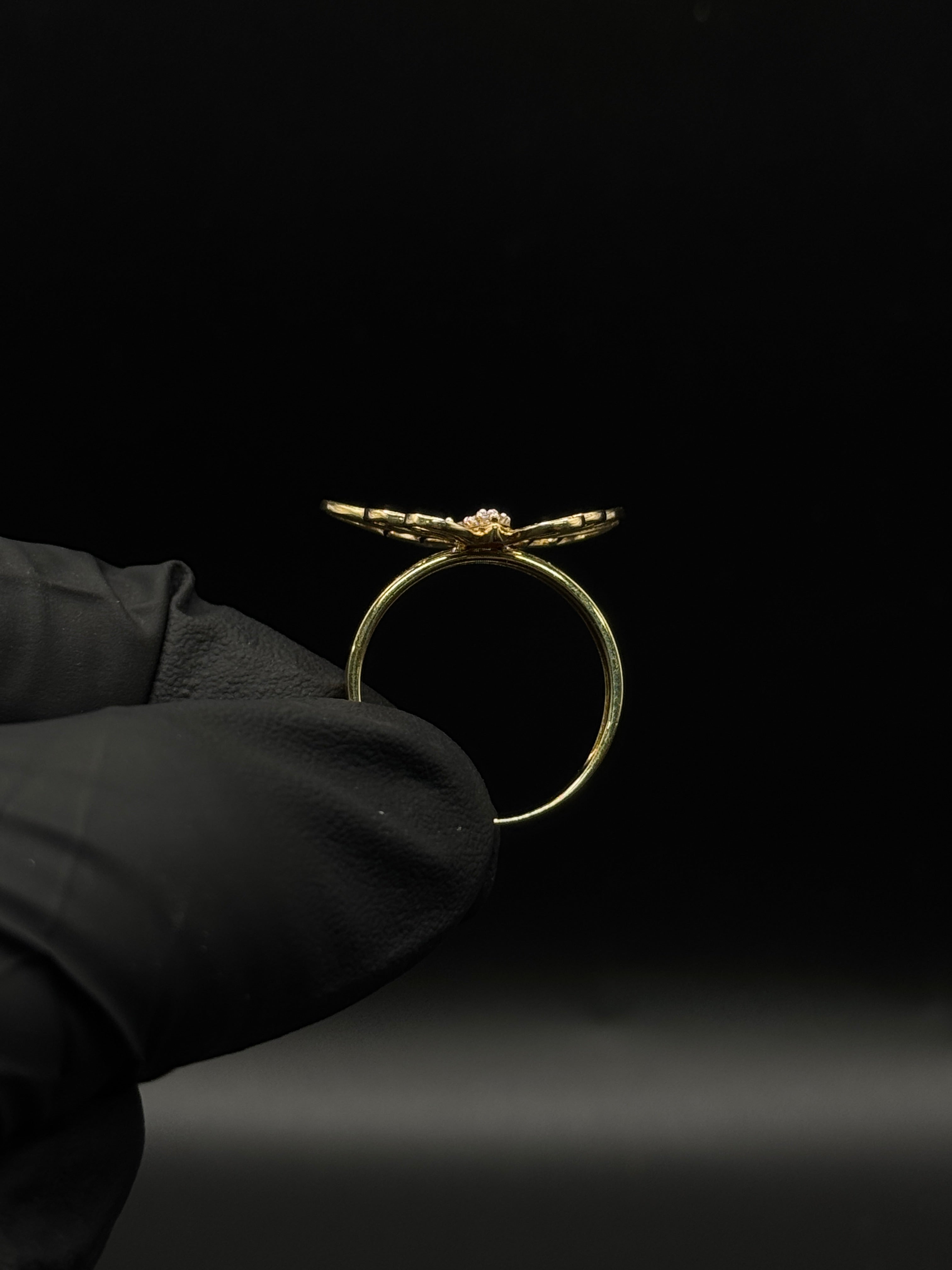 Womens Butterfly Ring image 1